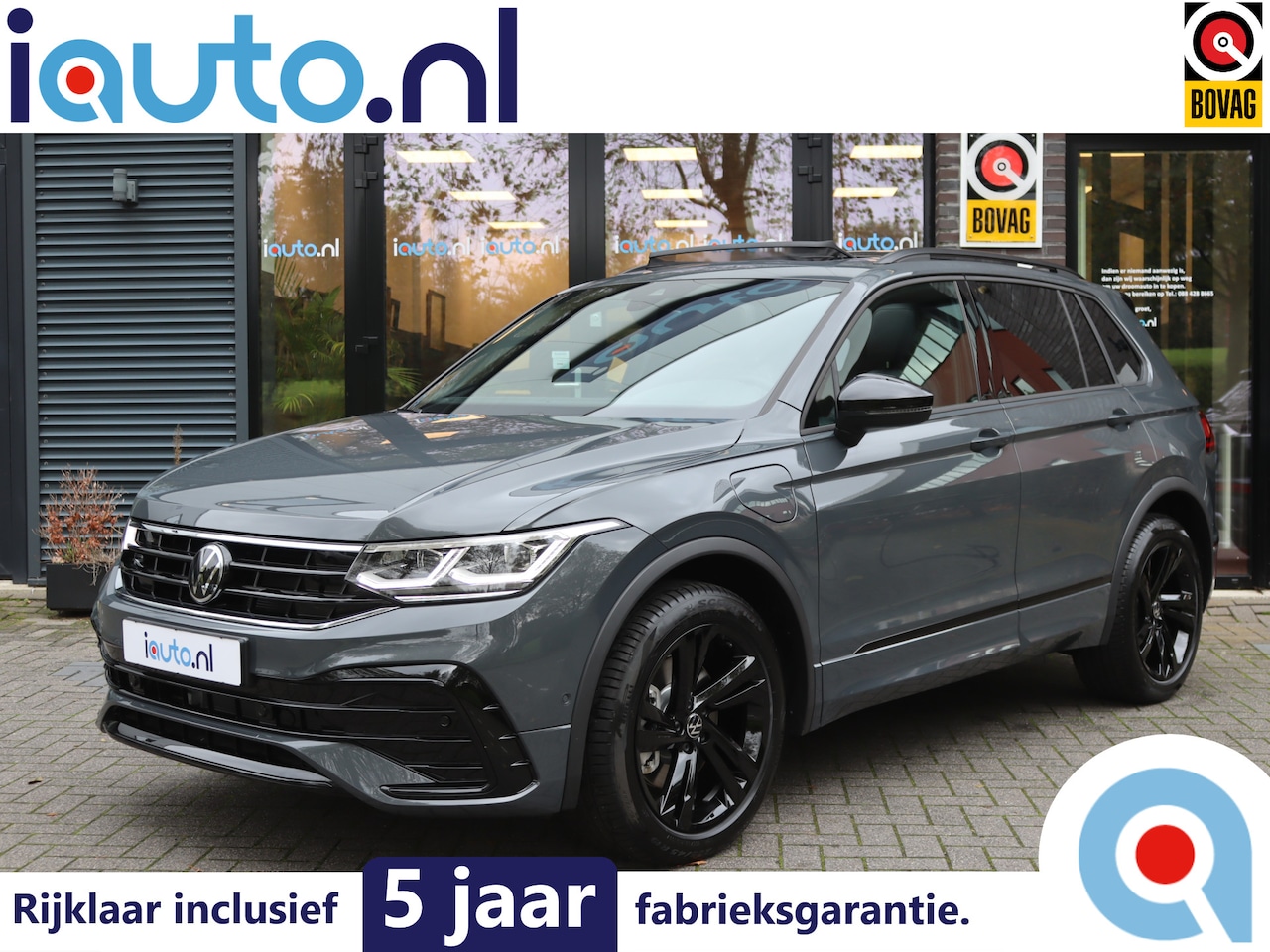 Volkswagen Tiguan - 1.4 TSI 180kW eHybrid Pano R-Line Black Style IQ.Light/Keyless/Virtual Cockpit/Dodehoek/Ap - AutoWereld.nl