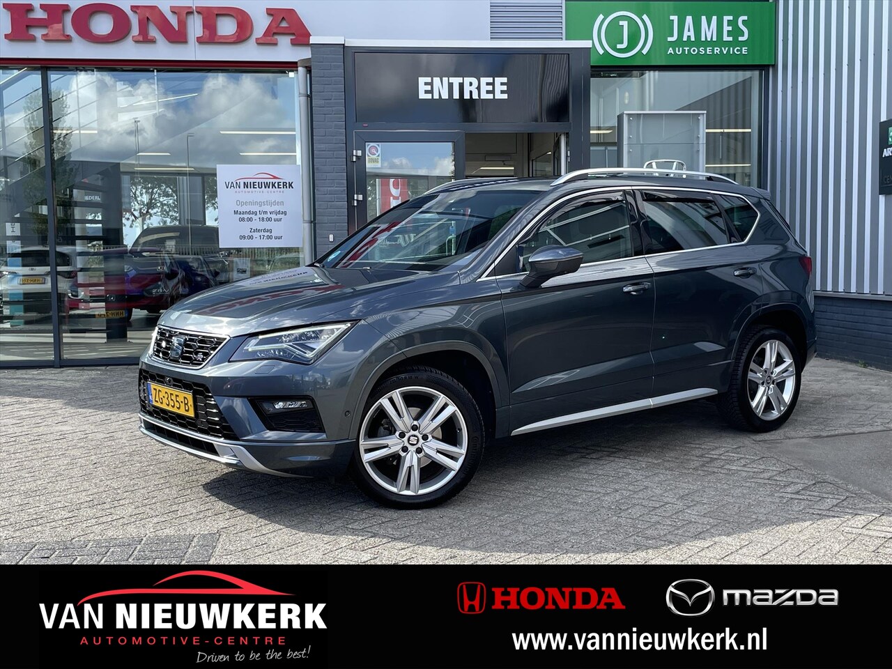 SEAT Ateca - 1.5 EcoTSI 150pk DSG-7 FR Business Intense | Panoramadak | Leer - AutoWereld.nl