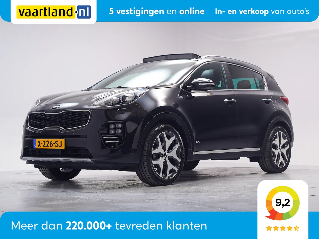 Kia Sportage - 1.6 T-GDI 4WD GT-Line PlusLine Aut. [ Schuifdak Leer Camera ] - AutoWereld.nl