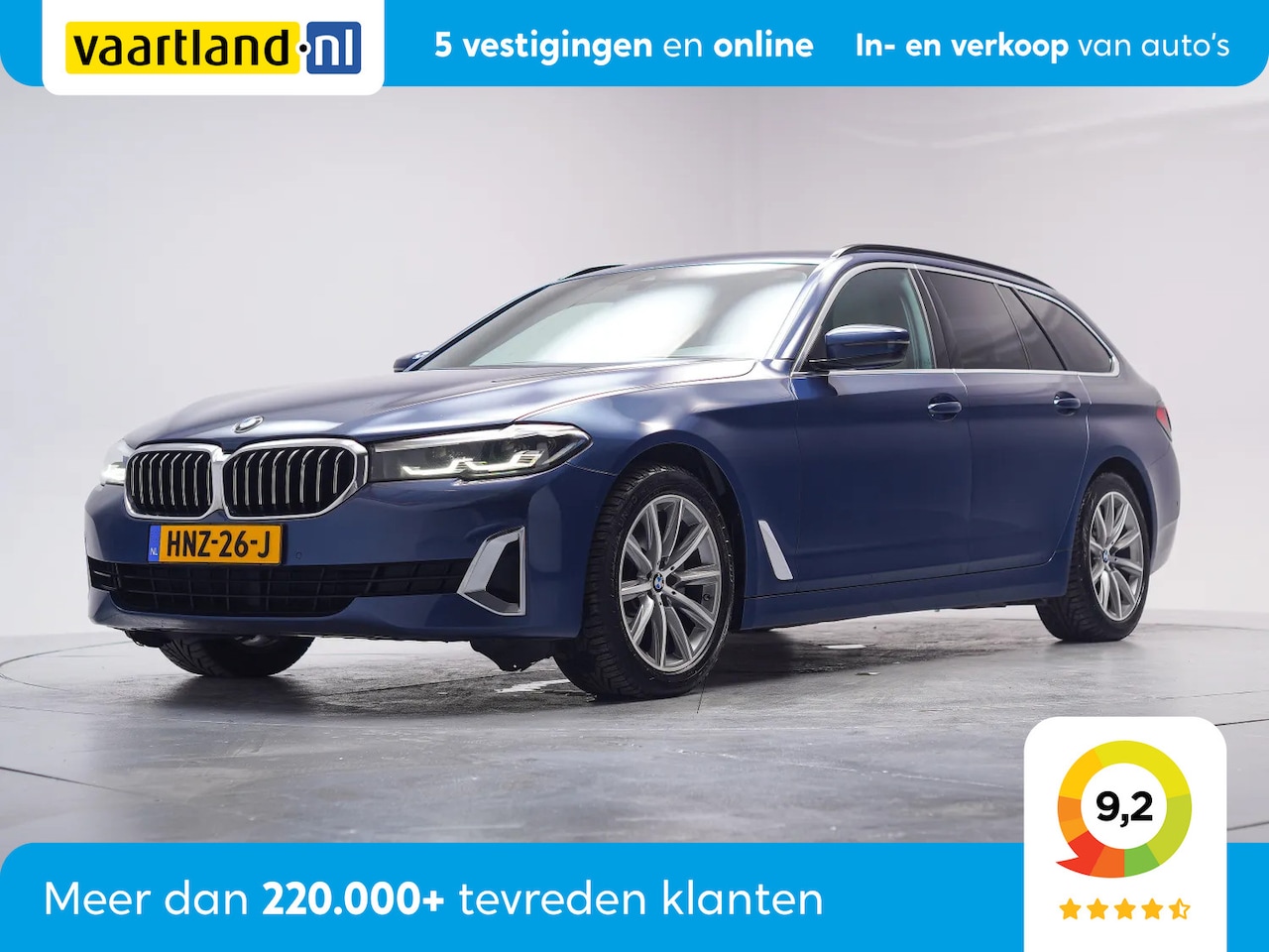 BMW 5-serie Touring - 150pk High Exec. Luxuryline Facelift [ LED Live-cockpit prof. Leder HiFi ] - AutoWereld.nl