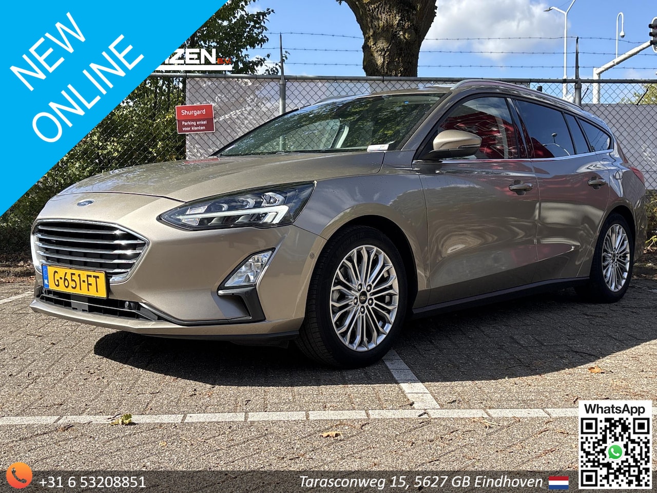 Ford Focus Wagon - 1.0 EcoBoost Titanium Business | € 5.950,- NETTO! | Climate | Cruise | Navi | PDC | Stoelv - AutoWereld.nl