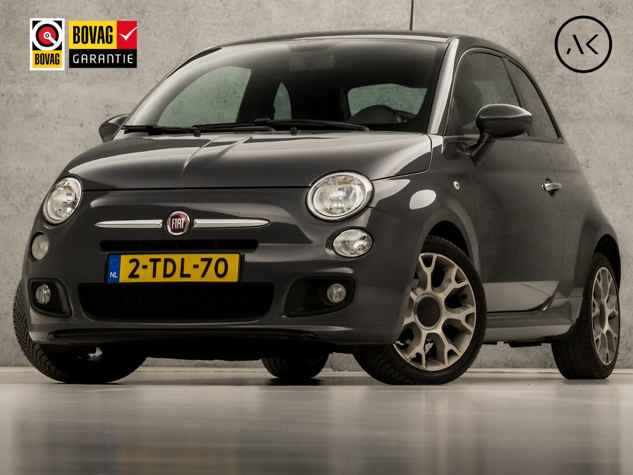 Fiat 500 - 0.9 TwinAir 500S Sport (AIRCO, ELEK RAMEN, GETINT GLAS, LEDER, SPORTSTOELEN, LM VELGEN, ZW - AutoWereld.nl