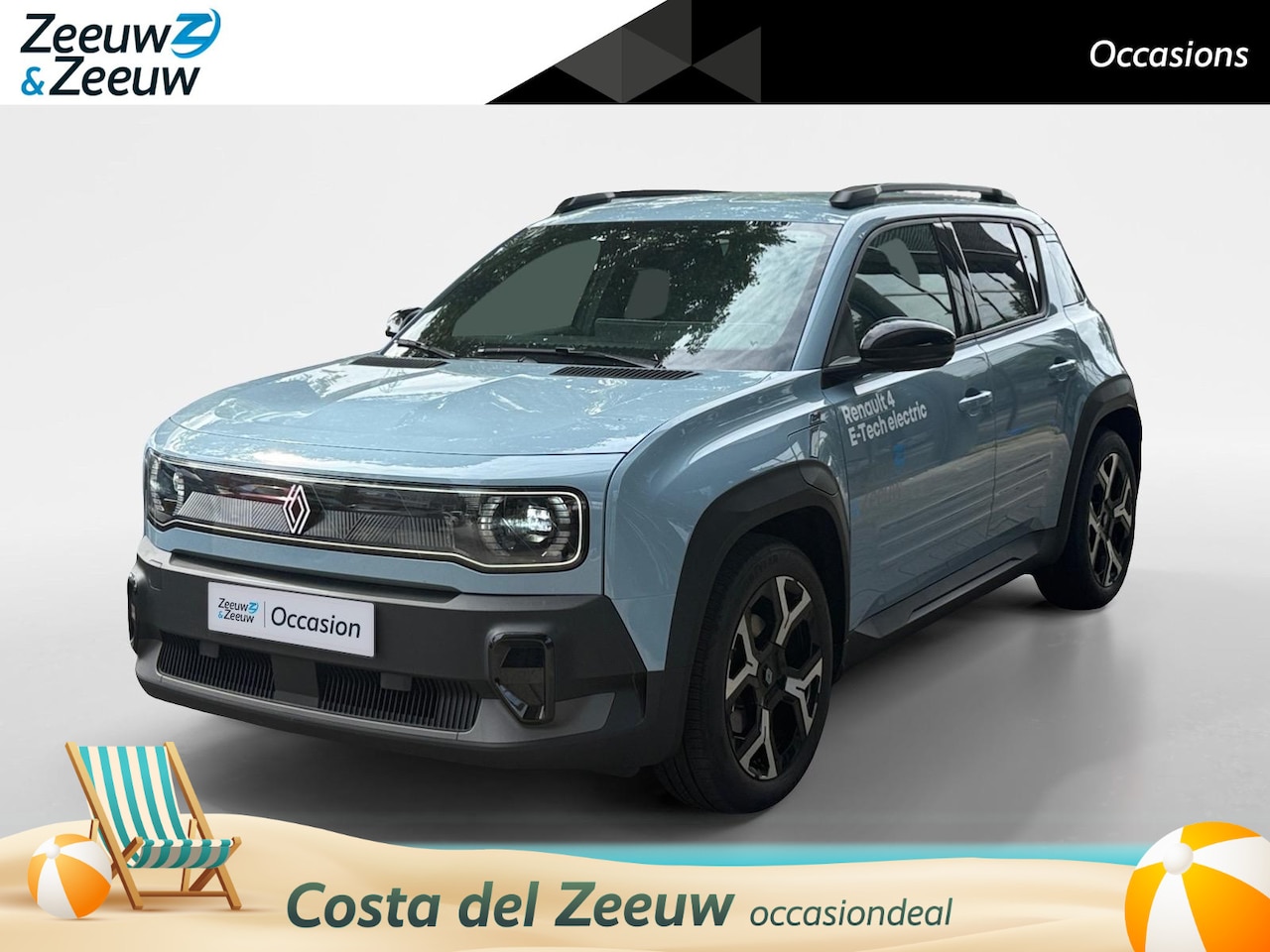 Renault 4 - comfort range techno 52 kWh AUTOMAAT NAVI APPLE CARPLAY ANDROID AUTO CAMERA ZEER MOOIE AUT - AutoWereld.nl