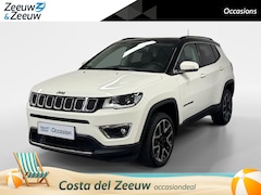 Jeep Compass - 1.4 MultiAir Limited 4x4 AUTOMAAT NAVI AIRCO CRUISE CONTROLE LEER PARKEERSENSOREN SCHUIFKA
