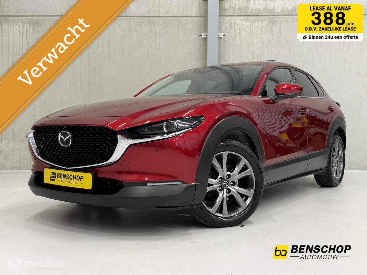 Mazda CX-30 - 2.0 e-SkyActiv-X AWD Luxury Schuifdak Leer Navi Carplay Camera Trekhaak - AutoWereld.nl