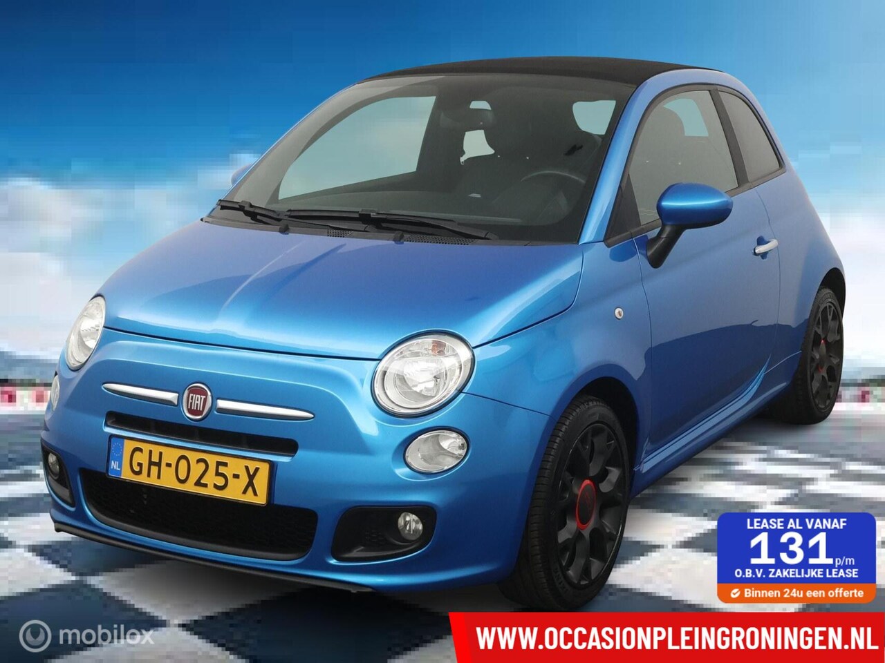 Fiat 500 C - 0.9 TwinAir Turbo 500 SPORT CABRIO - AutoWereld.nl