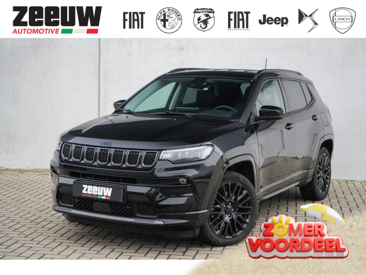 Jeep Compass - 4xe 240 PK Hybrid S | Leder | Navi | Winter | Trekhaak | 19" - AutoWereld.nl