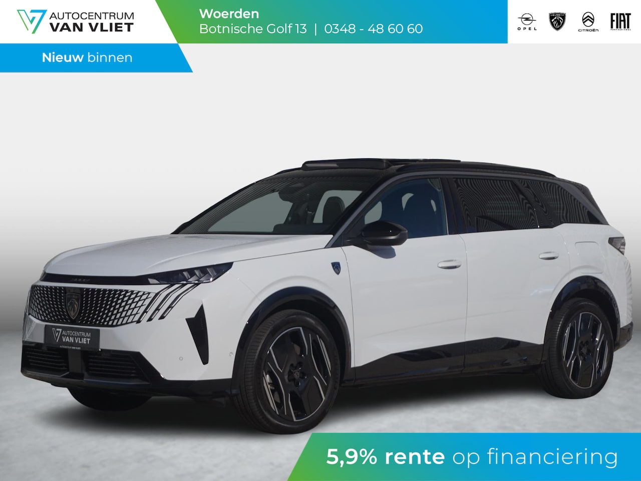 Peugeot e-5008 - GT 73 kWh Leder | Panoramadak | Trekhaak - AutoWereld.nl