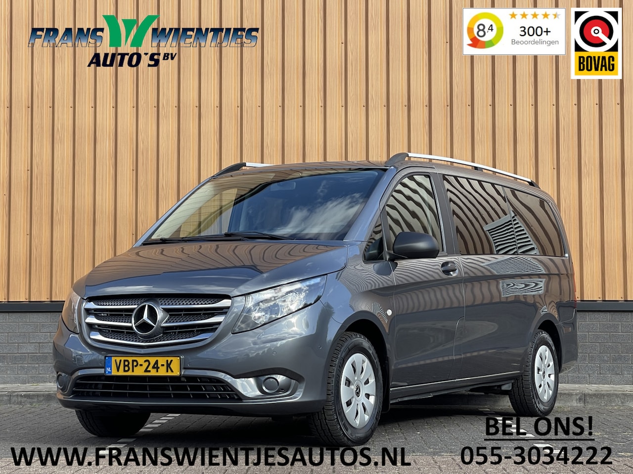 Mercedes-Benz Vito - 114 CDI Lang DC Comfort | Marge! | Parkeersensoren | Trekhaak | Apple Carplay | Cruise Con - AutoWereld.nl