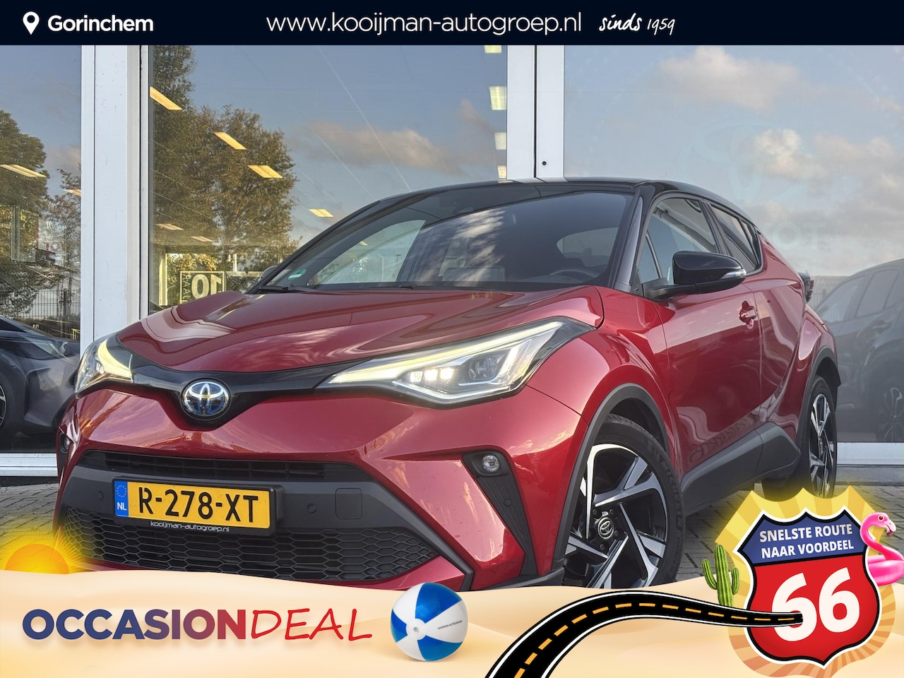 Toyota C-HR - 2.0 Hybrid Style | DEMO & DIRECT LEVERBAAR | Premium Pack | LED | BTW | Stoel + Stuurverwa - AutoWereld.nl
