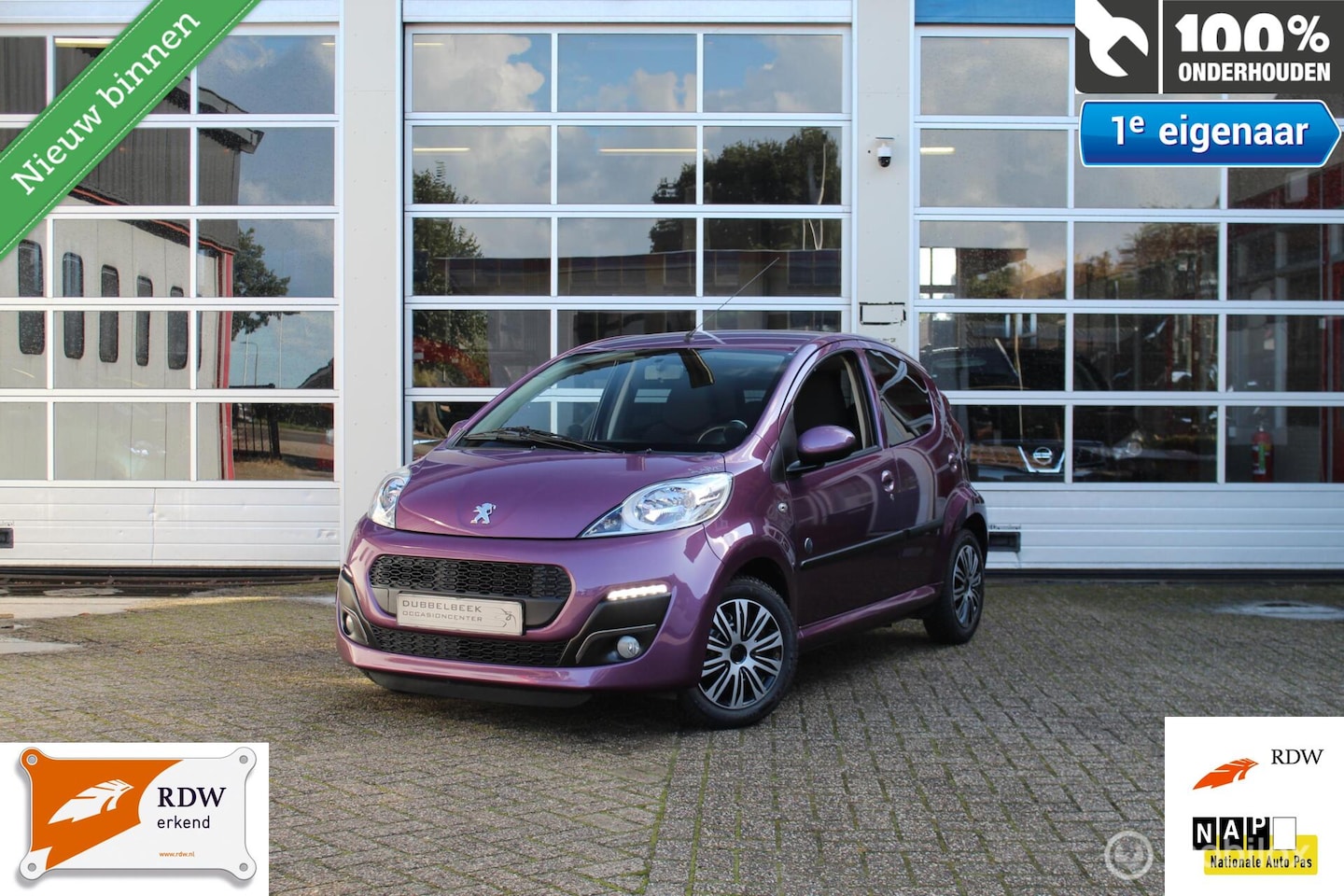 Peugeot 107 - 1.0-12V 5-Deurs Facelift Model Envy-Sport-Exclusive Airconditioning Ledverlichting Bluetoo - AutoWereld.nl