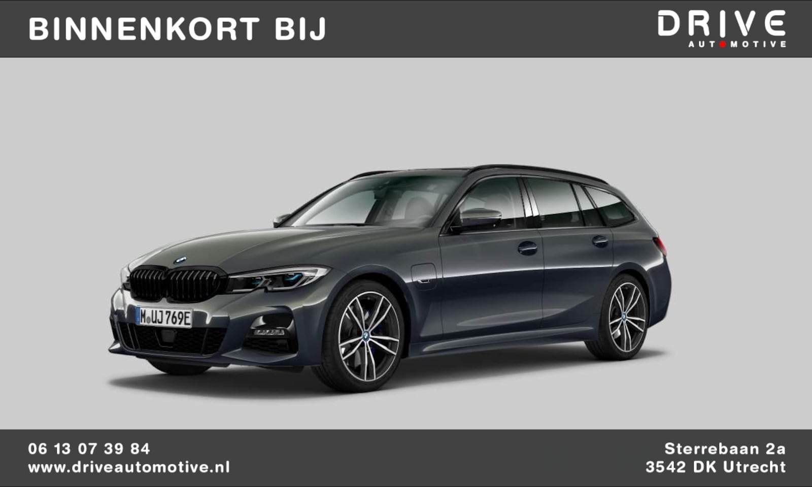 BMW 3-serie Touring - 330e High Ex. M-sport|Pano|Laser|CoPilot|Trekhaak|Dravit grey - AutoWereld.nl