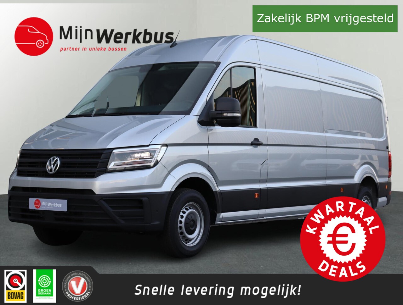 Volkswagen Crafter - 35 2.0 TDI L4H3 Comfortline Automaat 140pk LED | App connect | Camera - AutoWereld.nl