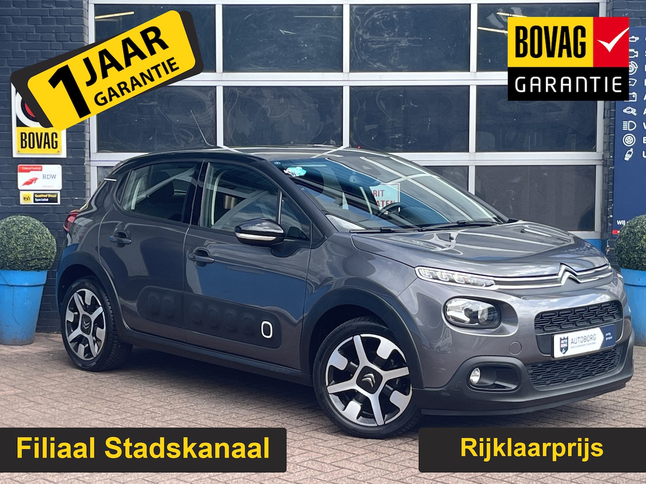 Citroën C3 - 1.2 PureTech S&S Shine GRATIS Afleverpakket! | Car-play | Automaat | Achteruitrijcamera | - AutoWereld.nl