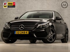 Mercedes-Benz C-klasse - 180 AMG Sport 157Pk Automaat (APPLE CARPLAY, NAVIGATIE, LEDER, CAMERA, BURMESTER, STOELVER