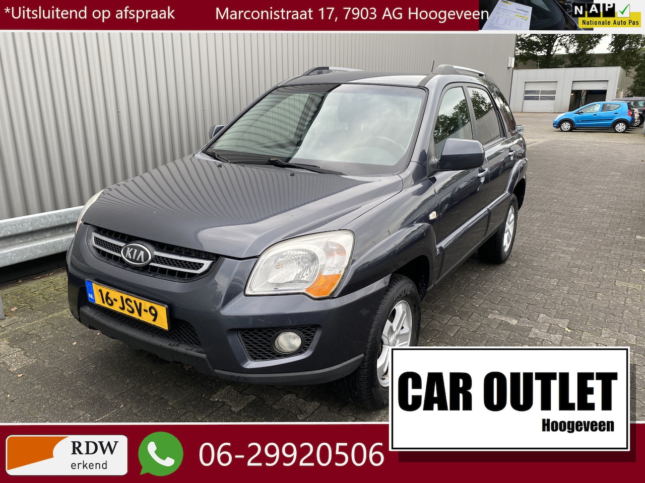 Kia Sportage - 2.0 CVVT X-ecutive Clima, CC, LM, Trekh, nw. APK – Inruil Mogelijk – - AutoWereld.nl