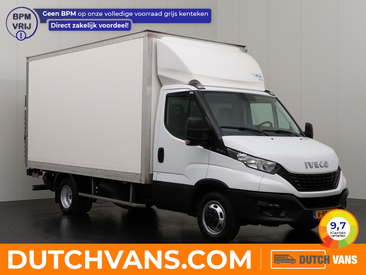 Iveco Daily - 35C16 Bakwagen+Laadklep | Dakspoiler | Airco | Cruise | 3-Persoons - AutoWereld.nl