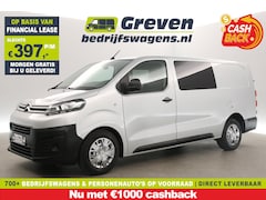Citroën Jumpy - 2.0 BlueHDI L3H1 | MARGE | Dubbele Cabine | 5 Persoons | Airco | Carplay | Cruise | Navi |