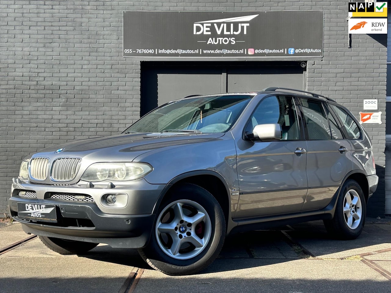 BMW X5 - 4.4i High Ex | Schuifdak | Leer | Navi Android | Automaat | Trekhaak | - AutoWereld.nl