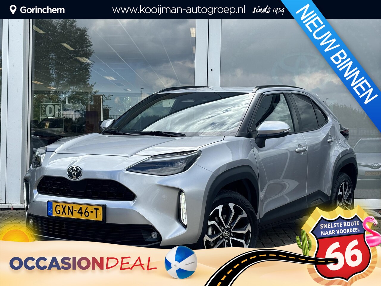 Toyota Yaris Cross - 1.5 Hybrid 115 First Edition Comfort Pack | Stoel + stuur + voorruit verwarmd | Apple Carp - AutoWereld.nl