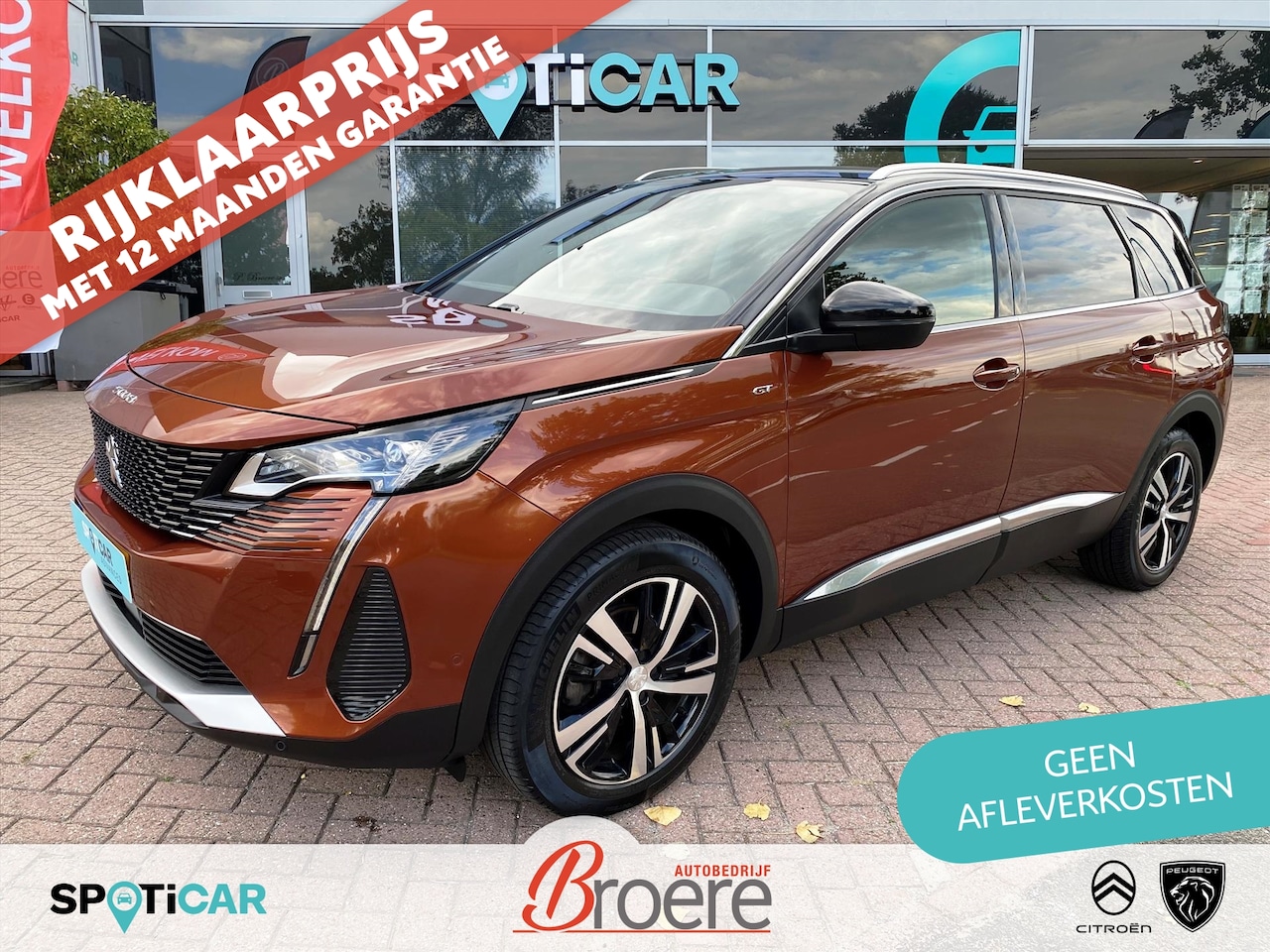 Peugeot 5008 - 1.2 Turbo 180pk EAT8 Automaat GT 7 zits | trekhaak, adaptive cruise, verw. voorstoelen, da - AutoWereld.nl