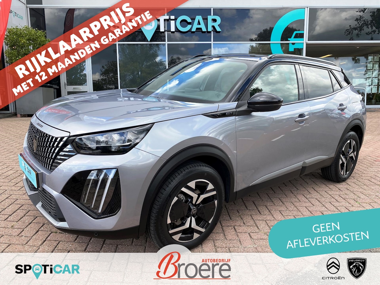 Peugeot 2008 - 1.2 Hybrid 136pk e-DCS6 GT | adaptive cruise, camera,pdc, 17 inch velgen, navigatie, draad - AutoWereld.nl