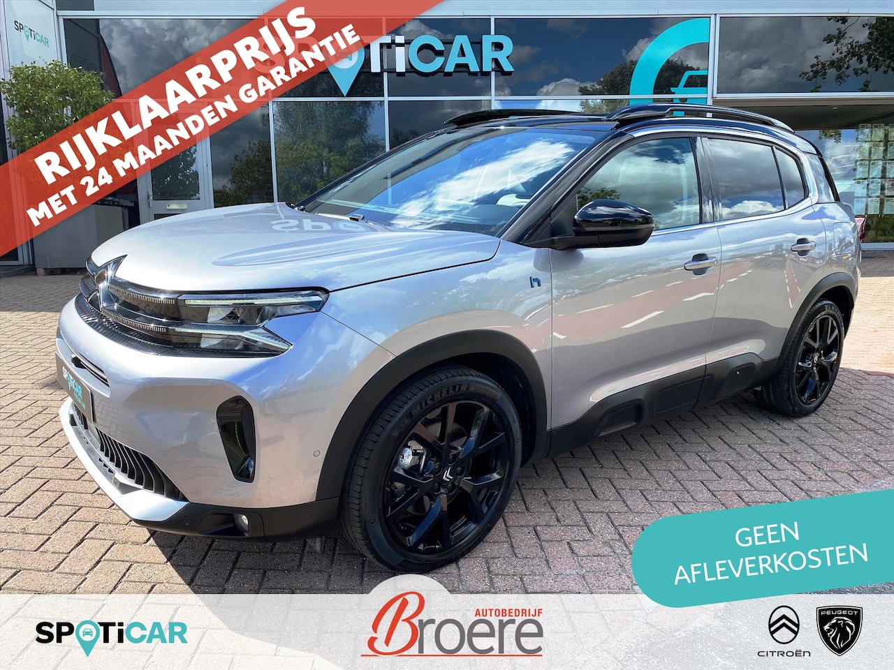Citroën C5 Aircross - 1.6 Plug-in Hybrid 225pk e-EAT8 Shine | panoramadak, elek. achterklep, 19 inchvelgen, adap - AutoWereld.nl