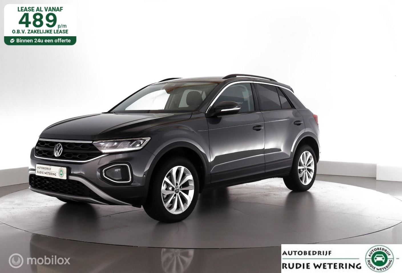 Volkswagen T-Roc - 1.5 TSI 150pk Automaat Business led|nav|cam|dab|tel|ecc|acc|lmv17 - AutoWereld.nl