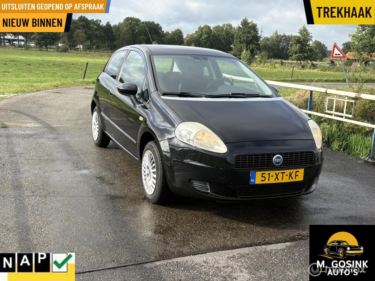 Fiat Grande Punto - 1.4 Airco Trekhaak Apk 15-05-2026 - AutoWereld.nl