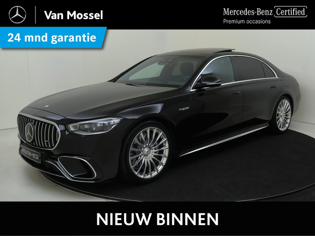 Mercedes-Benz S-klasse - AMG 63 S E Performance Panoramadak / Amg Ride Control + / Carbon interieur / Memory / Head - AutoWereld.nl