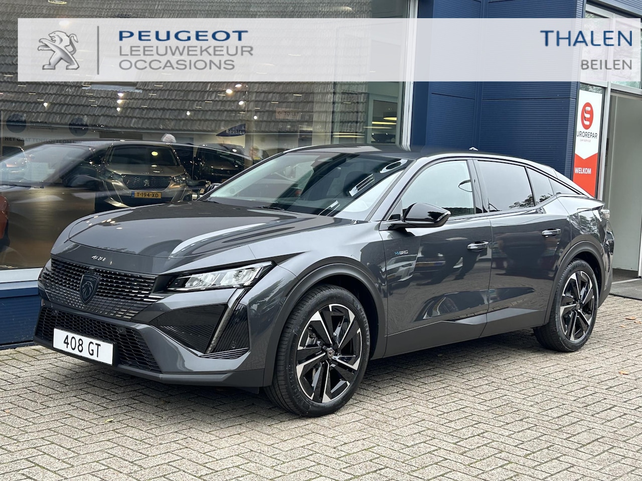 Peugeot 408 - 1.6 HYbrid Allure Pack 180 EAT8 | Automaat | Volledig Zwart Leder | Navigatie | Afneembare - AutoWereld.nl