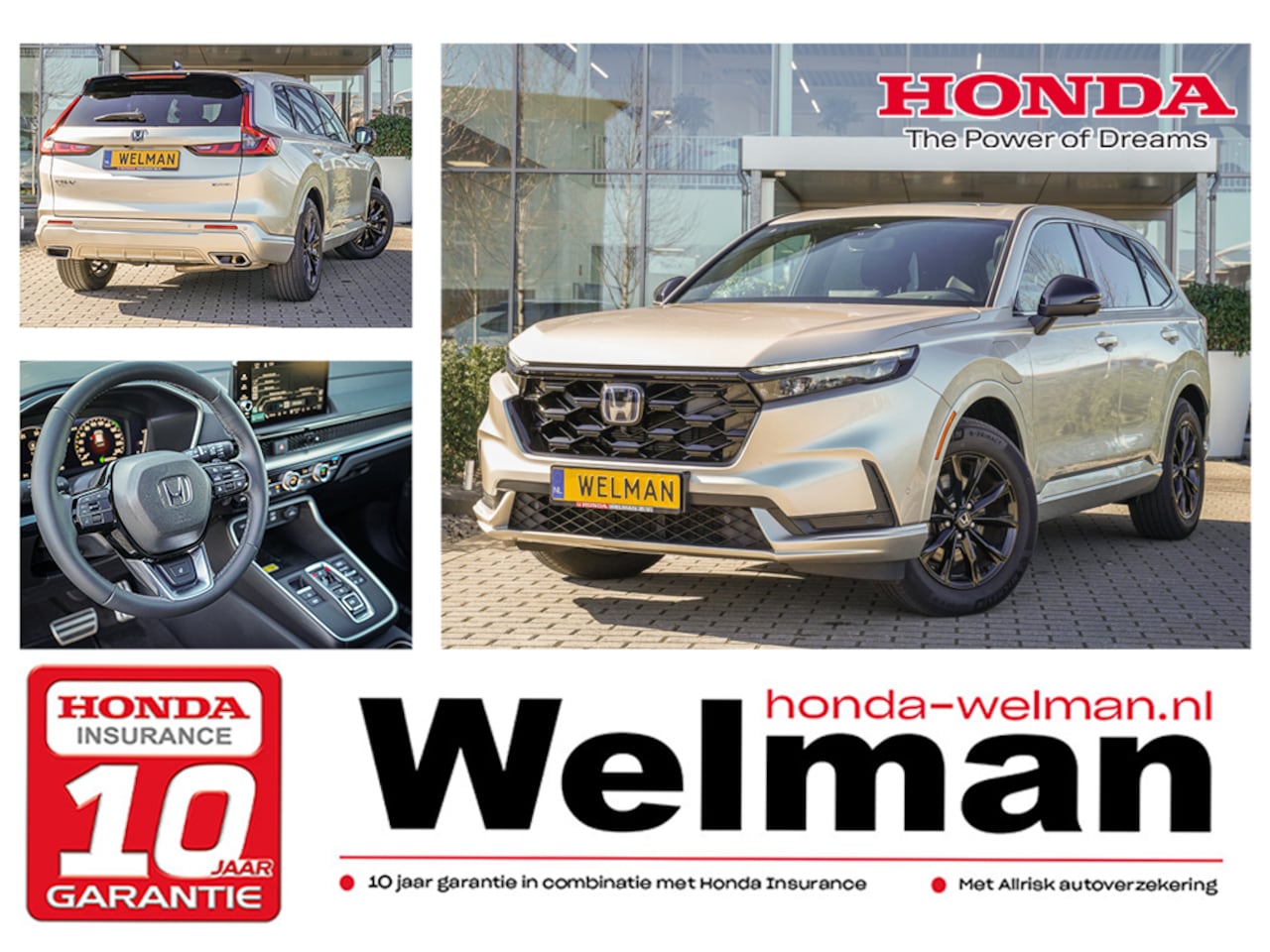 Honda CR-V - 2.0i e:PHEV ADVANCE TECH - NIEUW - PLUG -IN HYBRID - AUTOMAAT - AutoWereld.nl
