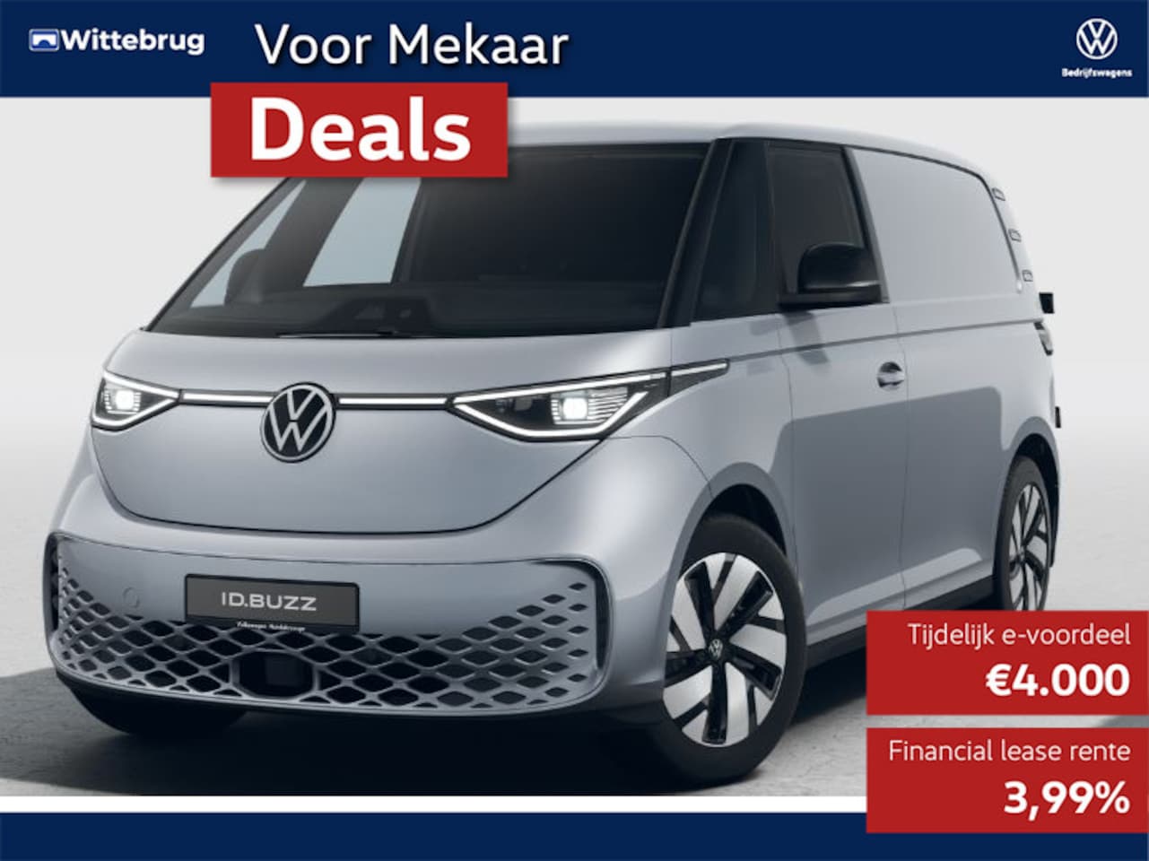 Volkswagen ID. Buzz Cargo - Bulli edition 79 kWh Bulli edition 79 kWh - AutoWereld.nl