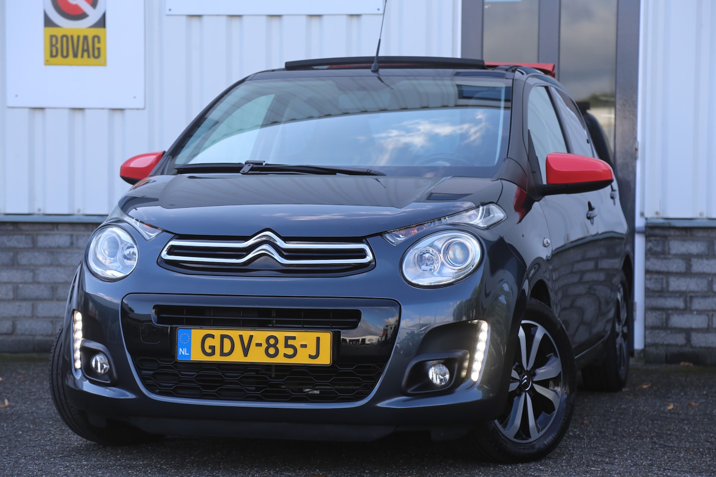 Citroën C1 - 1.2 PureTech Shine Cabriolet*Perfect Onderh.*Pano/Airco/Cruise-Control/LED/15 inch LM* - AutoWereld.nl
