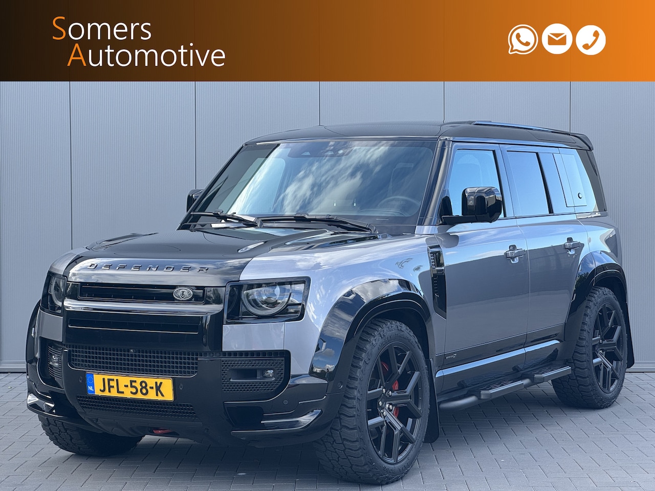 Land Rover Defender 110 - 3.0 P400 110 X URBAN | Panorama | Stoelventilatie | HUD | Meridian Surround | Wegkl. Trekh - AutoWereld.nl