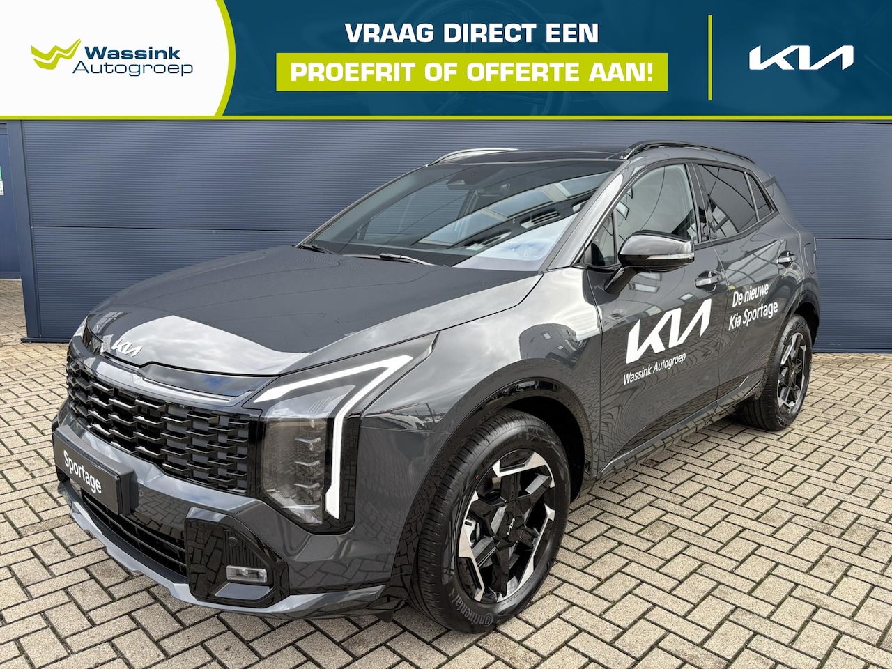 Kia Sportage - 1.6 T-GDi 210pk Hybrid AT6 GT-Line | Navigatie | Parkeercamera | Schuif-/kanteldak | Parke - AutoWereld.nl