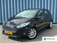 Ford Fiesta - 1.0 EcoBoost Titanium Met Nieuwe Distributieriem | Airco | Chroom Accenten | Lederen Stuur