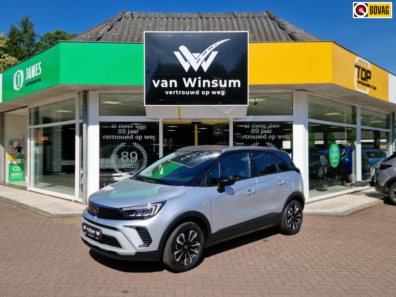 Opel Crossland - 1.2 Turbo 130pk Elegance | Navi | Panoramadak | Camera | Parkpilot - AutoWereld.nl