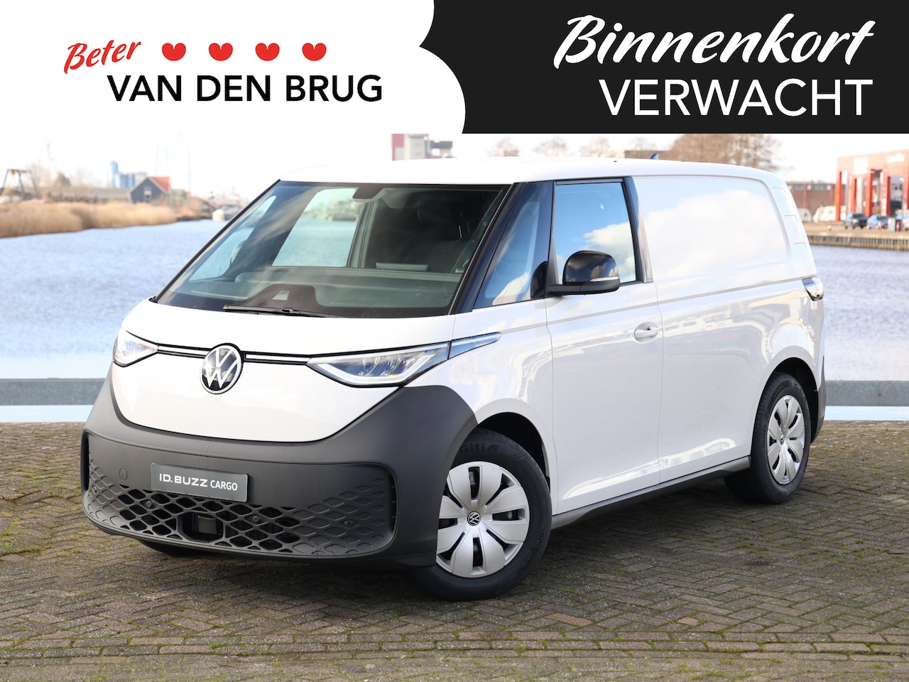 Volkswagen ID. Buzz Cargo - Bedrijfswagens Economy Business Elektromotor 125 kW (170 pk) 2988 | LED | ACC | App-connec - AutoWereld.nl