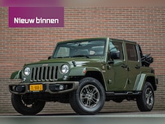 Jeep Wrangler - 3.6 V6 75th Anniversary, Carplay, Camera, Full LED, Trekhaak, Stoelverwarming, Half leder