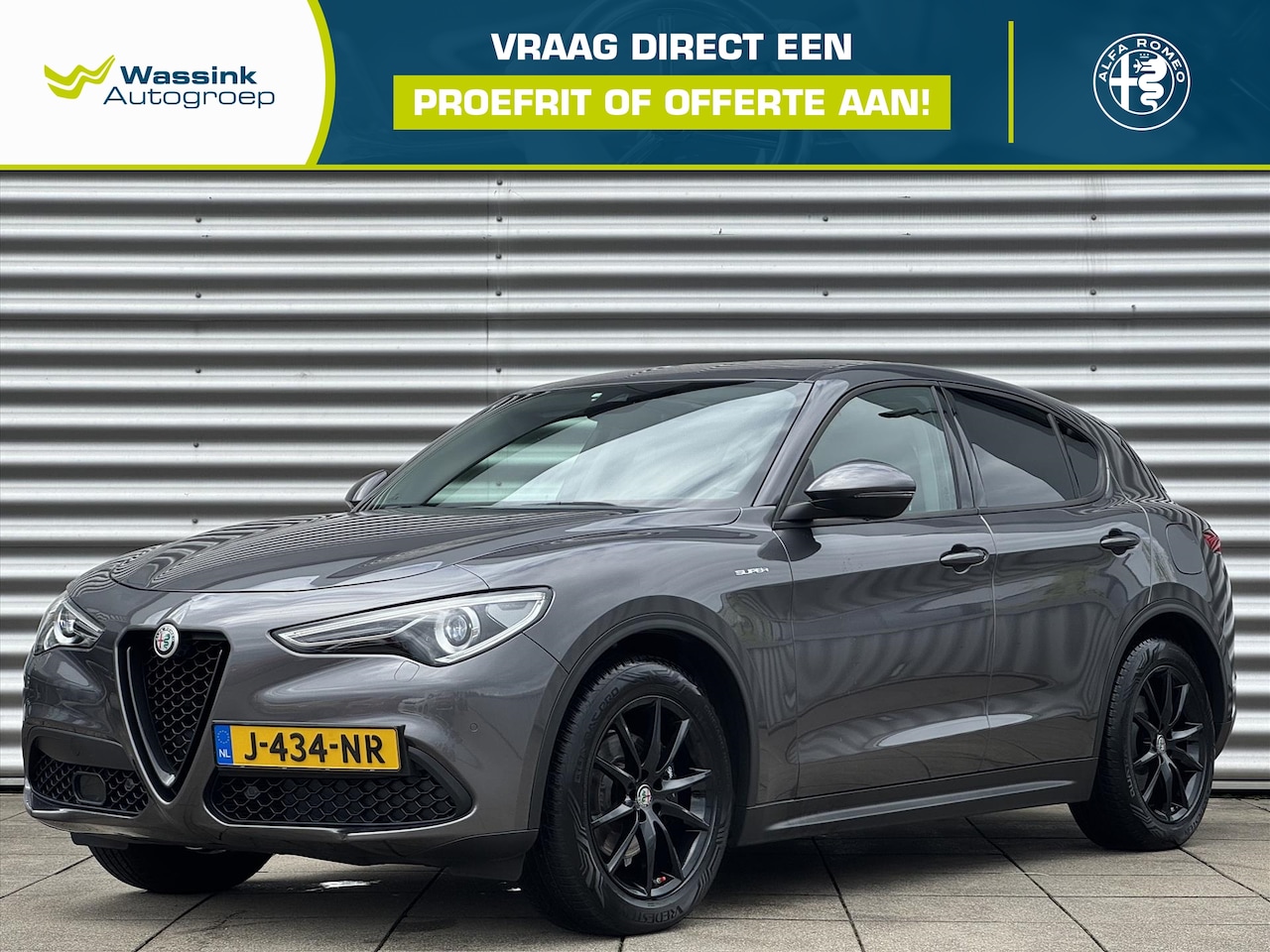 Alfa Romeo Stelvio - 2.0 GME 200pk Automaat AWD Super I DAB I Carplay I Elektrische stoelen I Camera I Elektris - AutoWereld.nl