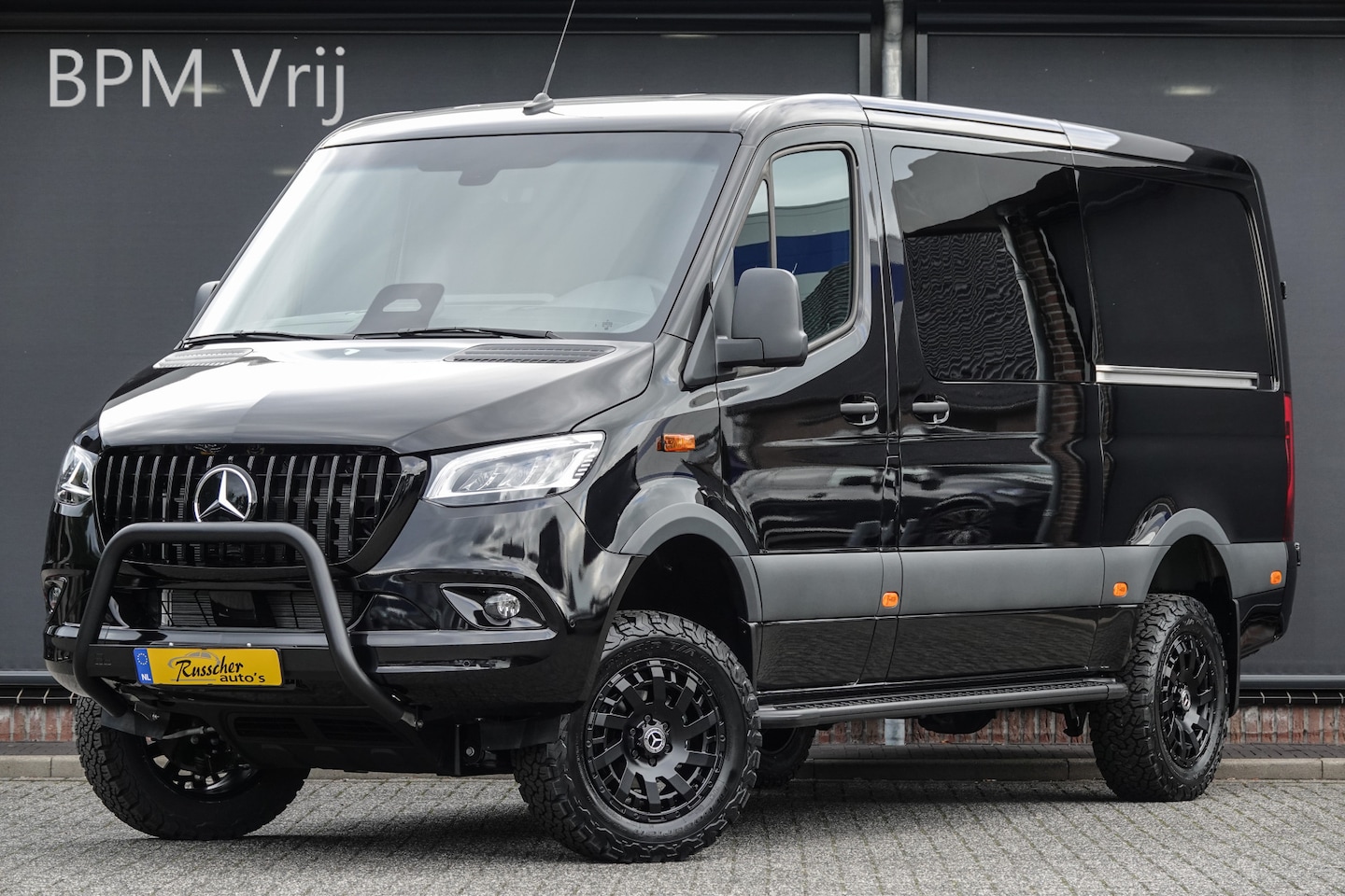 Mercedes-Benz Sprinter - 4x4 319Cdi 190Pk 9G-tronic | L2H1 | Dubbele Cabine | 2x Schuifdeur | 4WD | AWD | Bullbar | - AutoWereld.nl