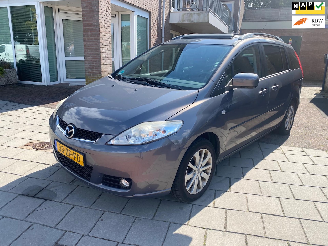 Mazda 5 - 1.8 Executive panoramadak airco lm velgen 7persoons el ramen 276609 km - AutoWereld.nl