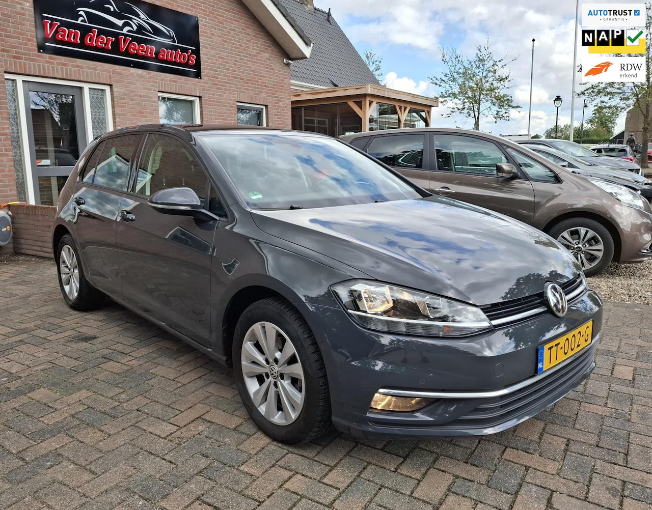 Volkswagen Golf - 1.0 TSI Comfortline. 1st eigenaar. Zeer netjes O.a. navi, pdc v+a, adap. cruise, carplay, - AutoWereld.nl