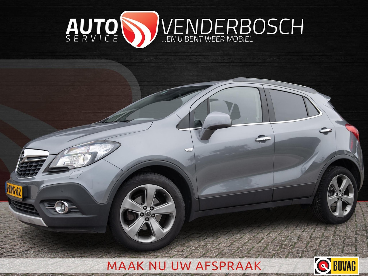 Opel Mokka - 1.4 T Cosmo 4x4 140pk | Leder | Pano | Trekhaak 1.200 kg - AutoWereld.nl