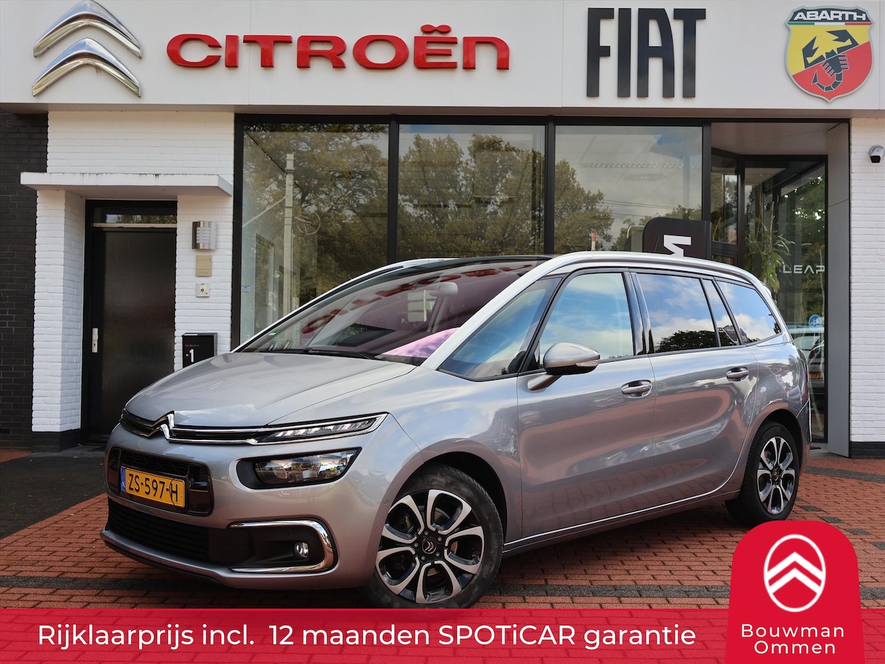 Citroën Grand C4 SpaceTourer - PureTech turbo 130PK S&S 7pers. Business, Rijklaarprijs | Navigatie | Camera - AutoWereld.nl