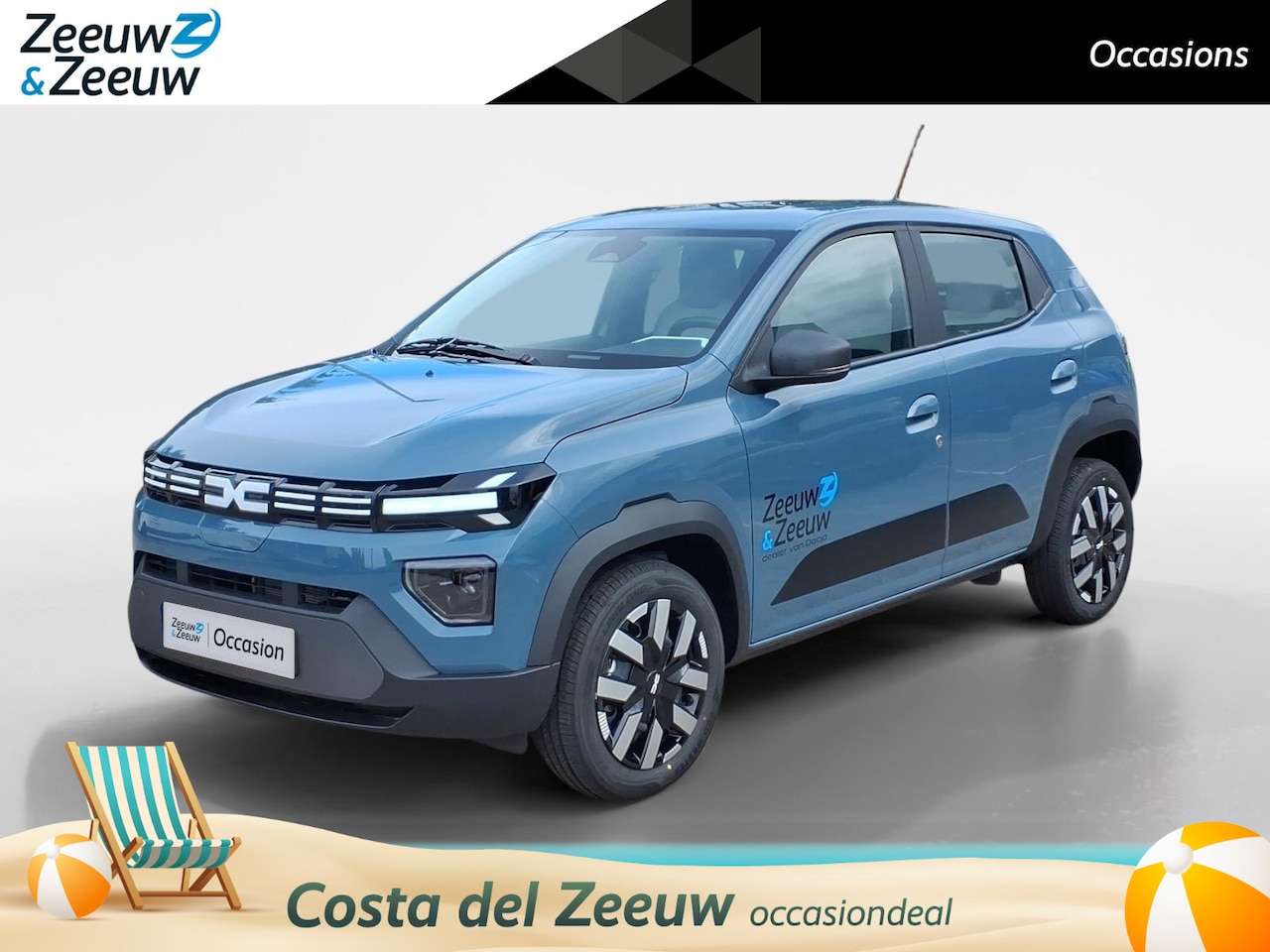 Dacia Spring - Expression 65 26.8 kWh | DC Lader | Parkeersensoren | Airco | - AutoWereld.nl
