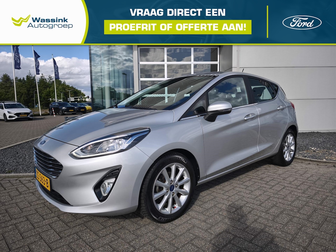 Ford Fiesta - 1.0 EcoBoost 100pk 5dr Titanium | Cruise Control | Climate Control | Stoel en stuur verwar - AutoWereld.nl
