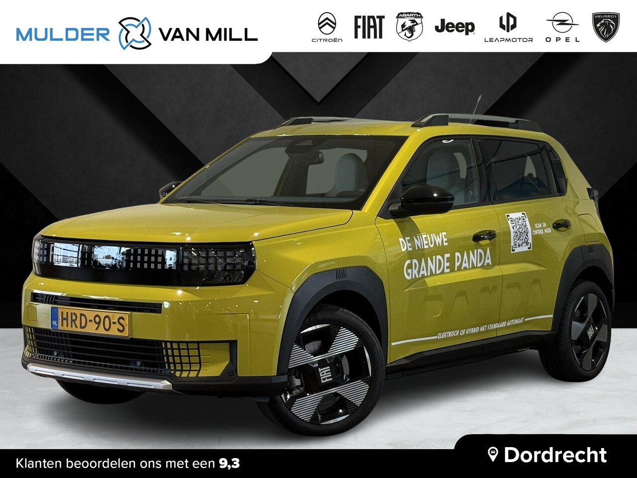 Fiat Grande Panda - La Prima EV 44kWh 113pk | VERW. VOORRUIT | VERW. VOORSTOELEN | STUURVERWARMING | NAVI | CA - AutoWereld.nl