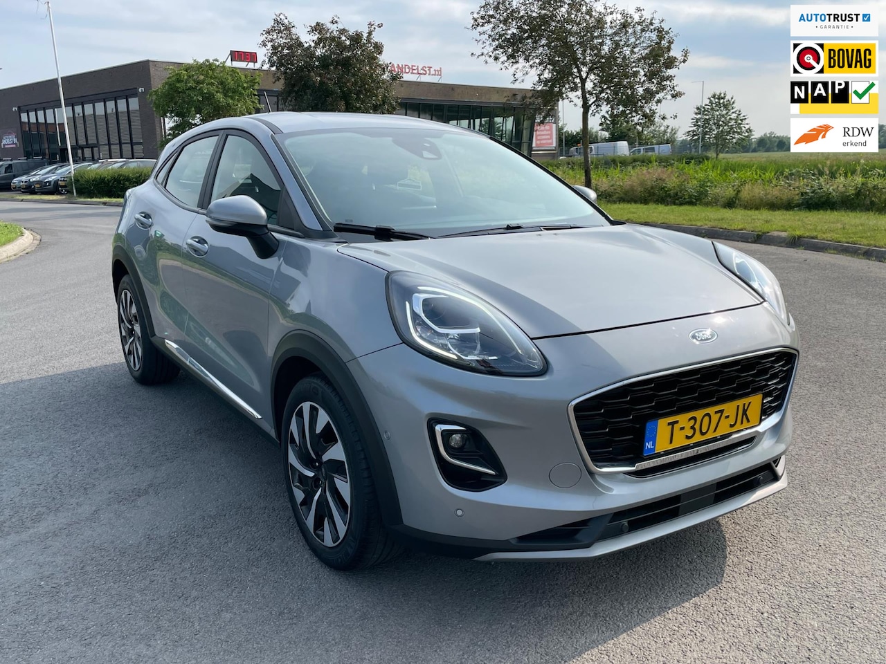 Ford Puma - 1.0 EcoBoost Hybrid Titanium 1.0 EcoBoost Hybrid Titanium, Aut, 1e eig, Geen import, Nap, Mooie km! - AutoWereld.nl